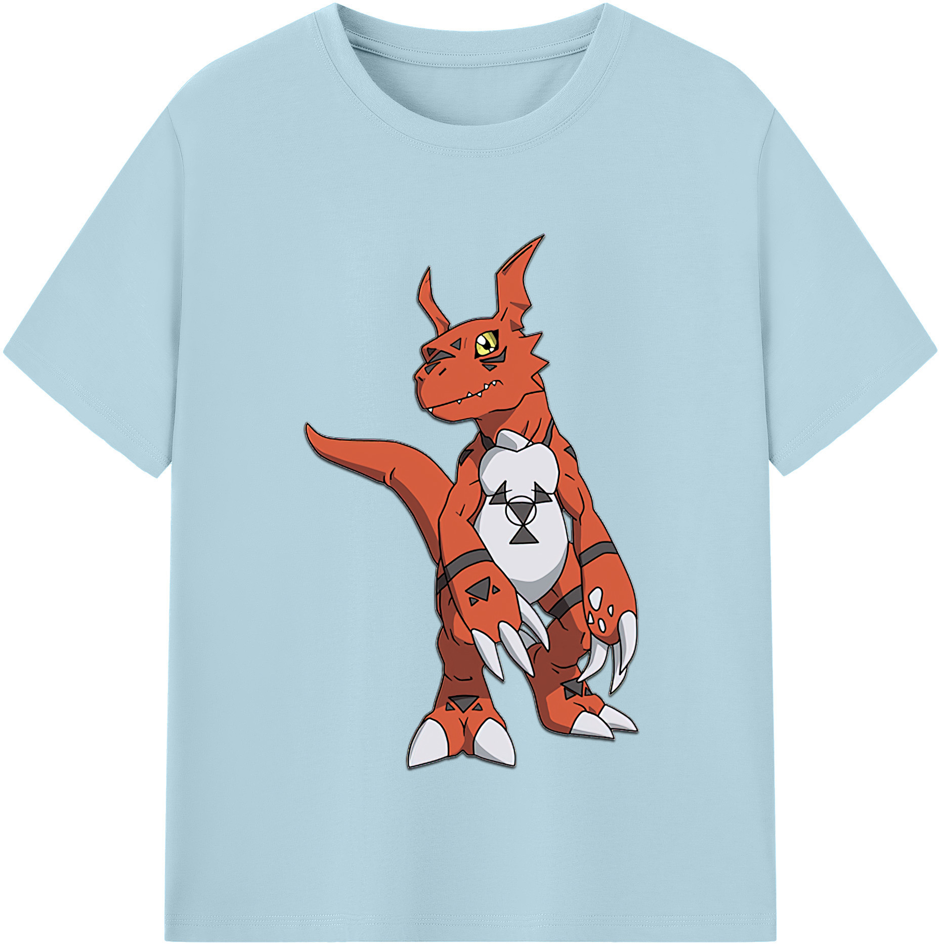 （画像用） Digimon デジタルモンスター/デジモン 綿100％半袖Tシャツ（フロントプリント）
